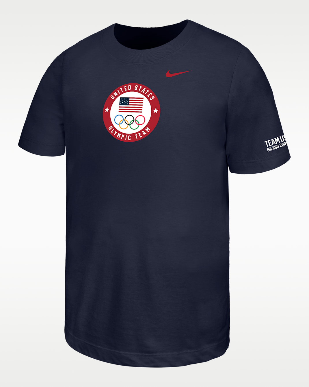 USA Nike Fanwear Collection Big Kids' Soccer T-Shirt - College Navy