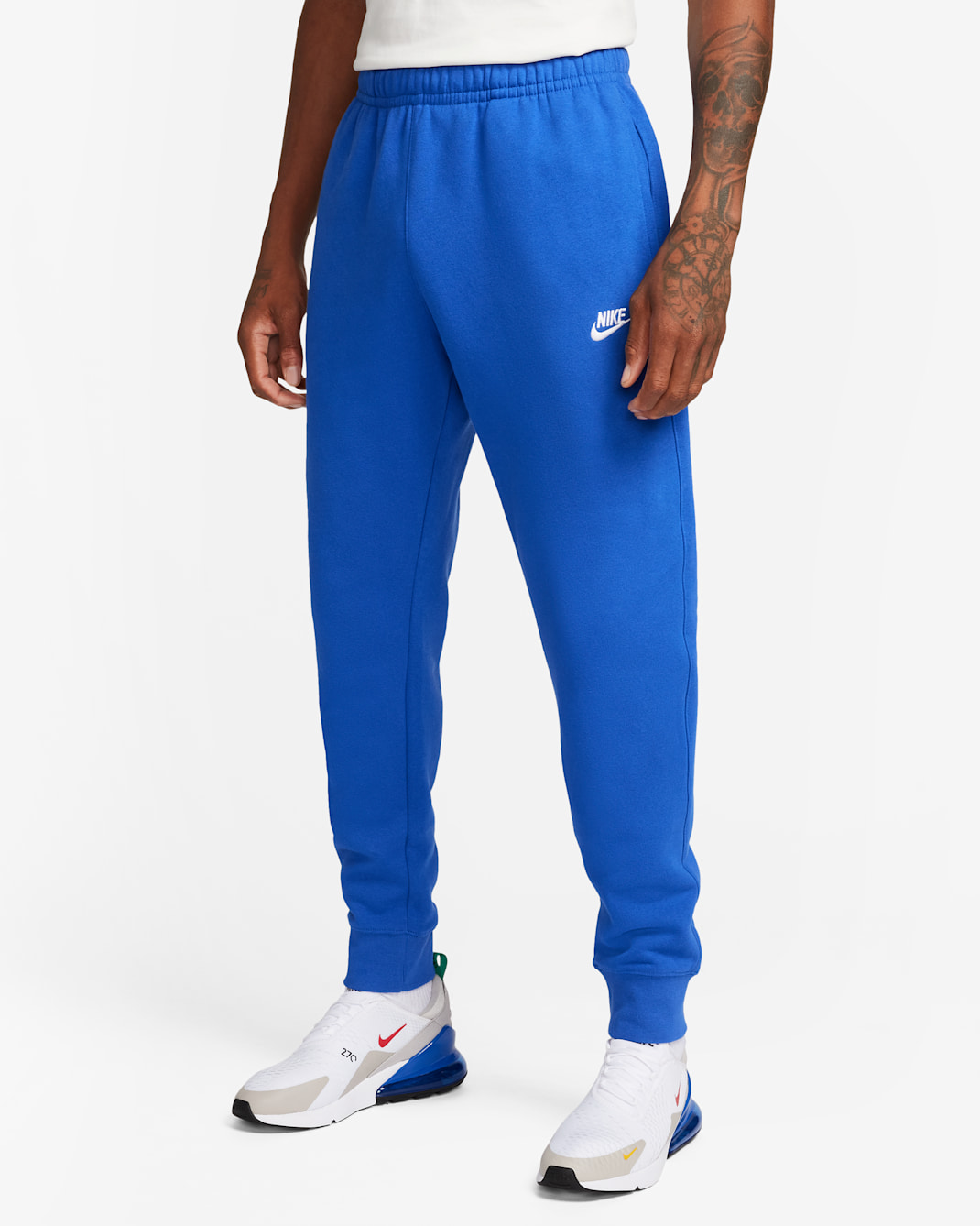 Joggers Nike Sportswear Club Fleece - Royal juego/Royal juego/Blanco