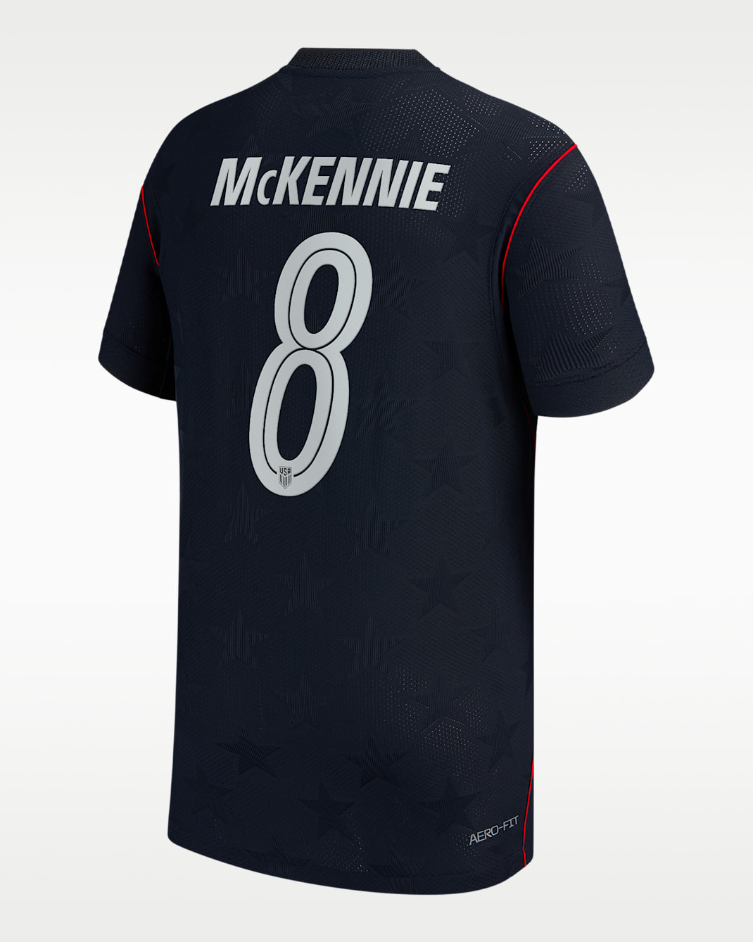 Weston McKennie USMNT 2026 Match Away Big Kids' Nike Dri-FIT ADV Soccer Jersey - Blue