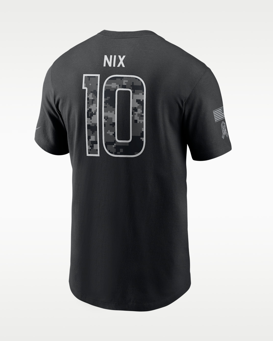 Bo Nix Denver Broncos Salute to Service Men's Nike NFL T-Shirt