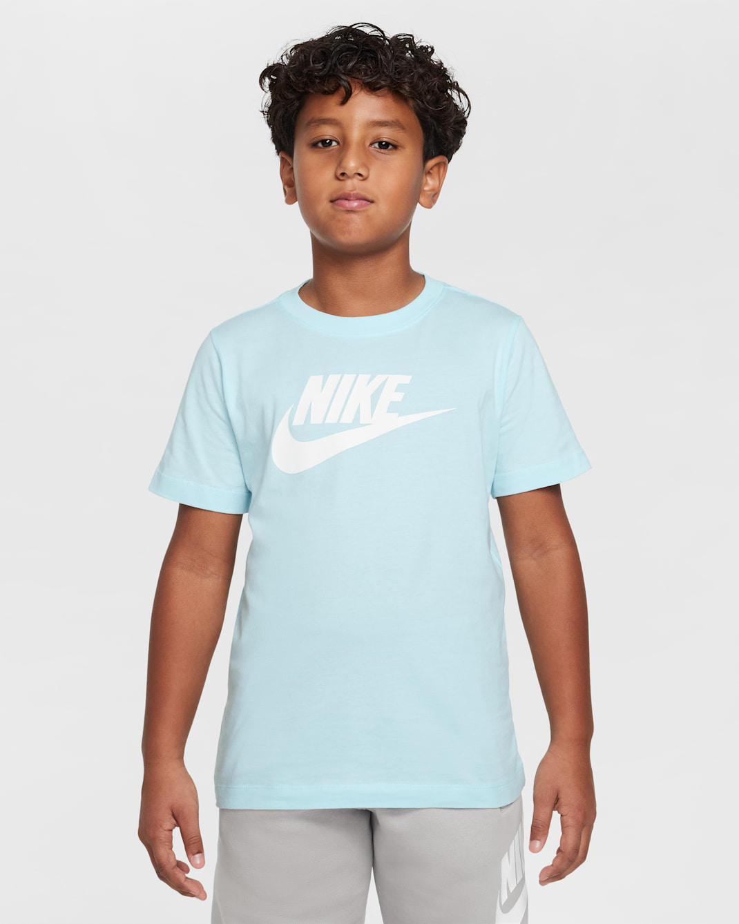 Nike Sportswear Big Kids' T-Shirt - Glacier Blue