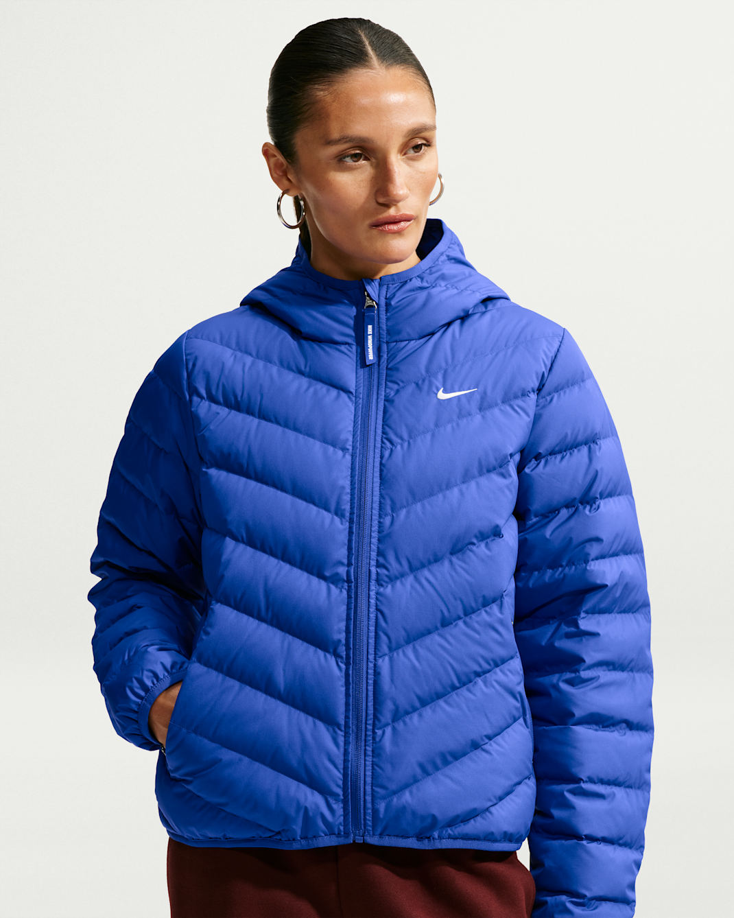 Nike Sportswear Windpuffer Women's Therma-FIT Hooded Down Jacket - Old Royal/Old Royal/Sail
