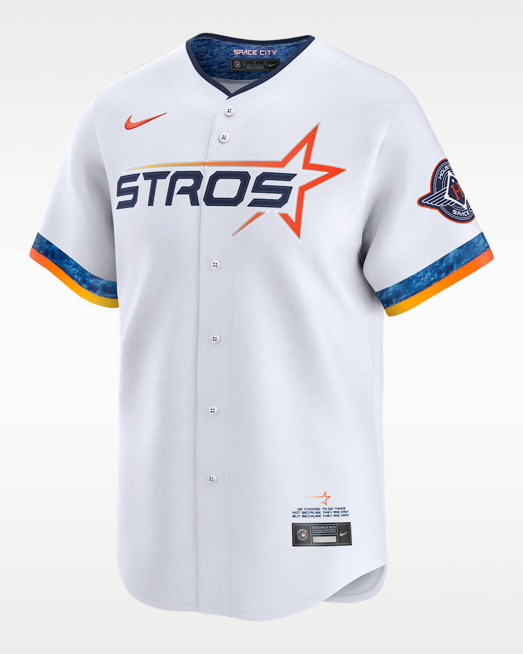 Jersey Nike Dri-FIT ADV de la MLB Limited para hombre Houston Astros City Connect - Blanco