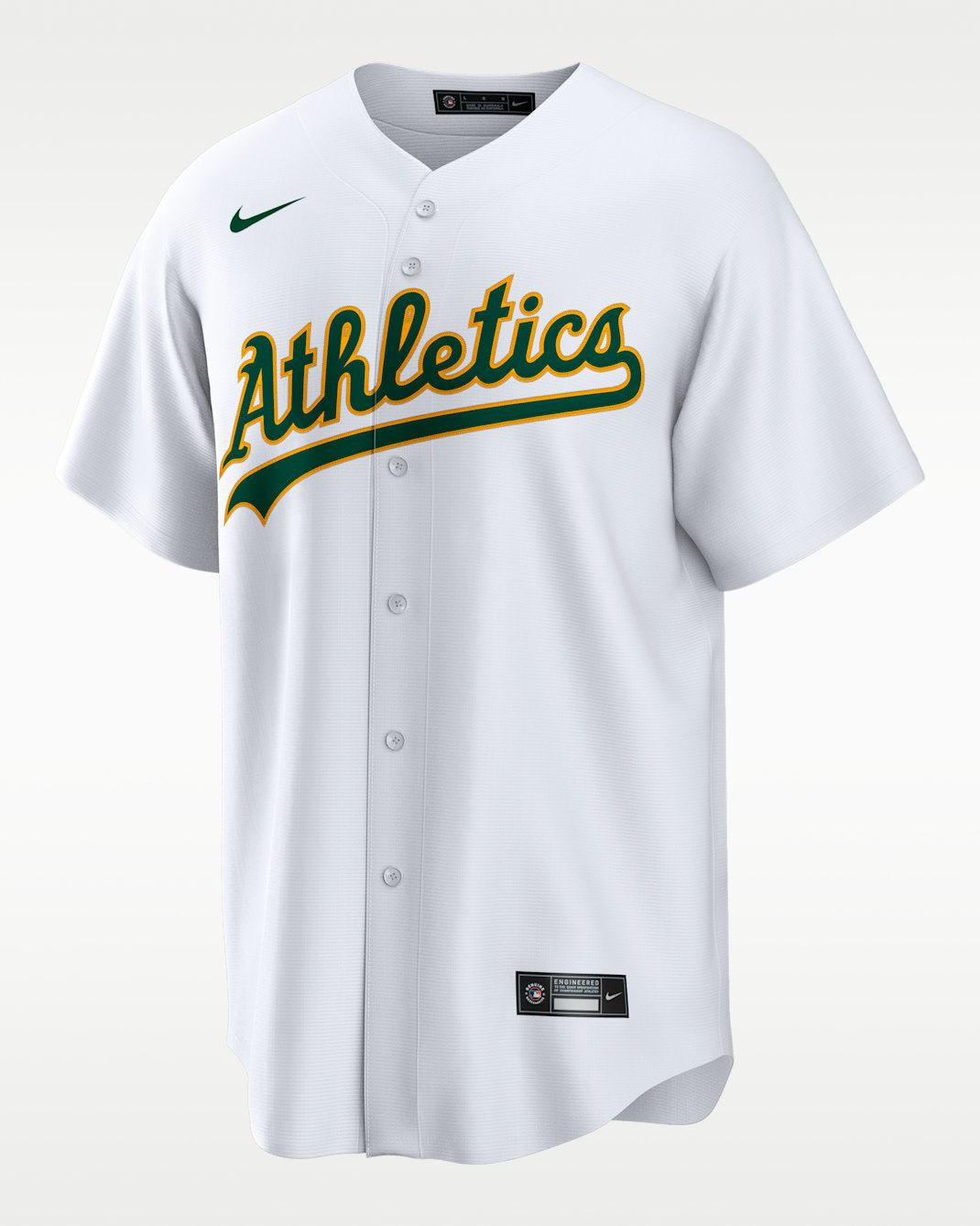 Nick Kurtz Athletics Men's Nike MLB Replica Jersey - White