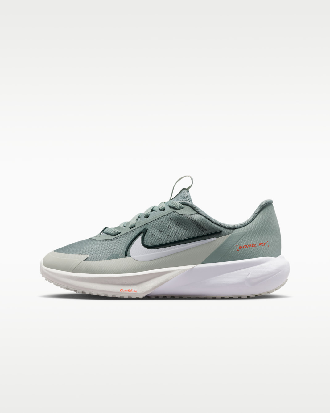 Nike Sonic Fly Big Kids' Running Shoes - Light Pumice/Spruce Aura/Light Pumice/White