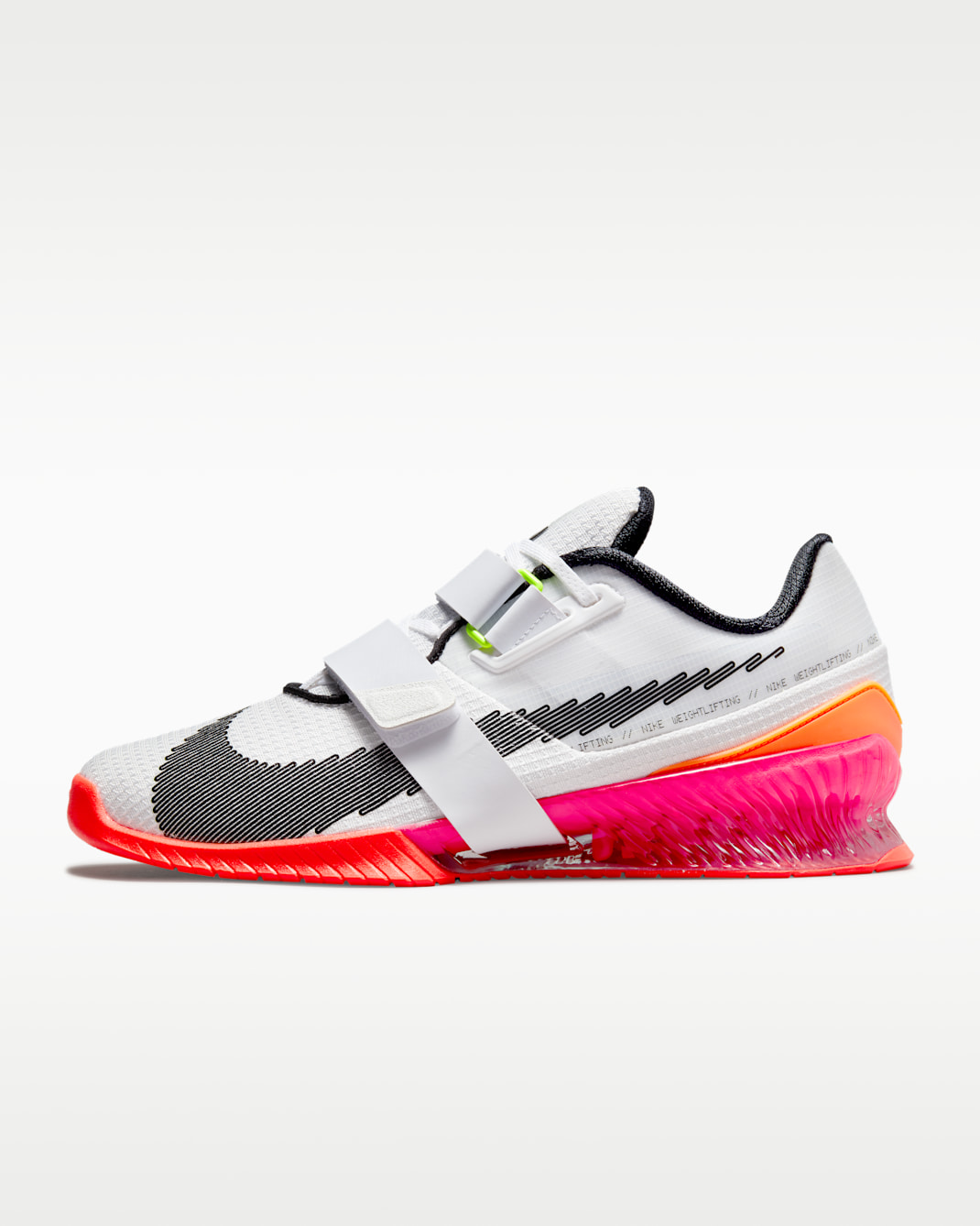 Nike Romaleos 4 SE Weightlifting Shoe - White/Bright Crimson/Pink Blast/Black