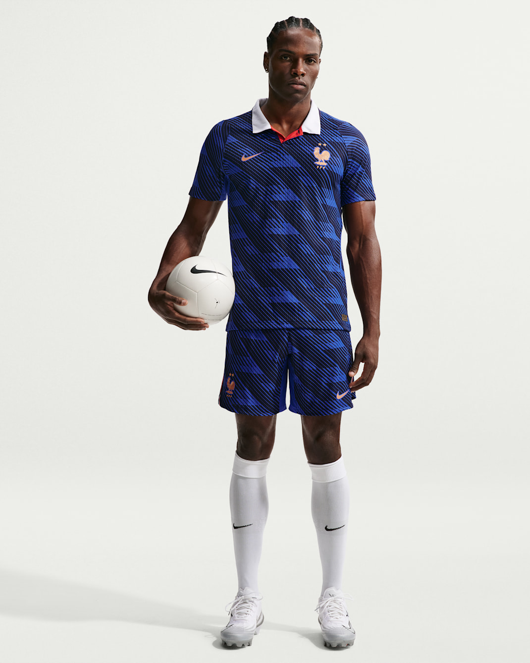 FFF 2026/27 Match Home Men's Nike Aero-FIT Soccer Authentic Shorts - Game Royal/Blackened Blue/Metallic Copper