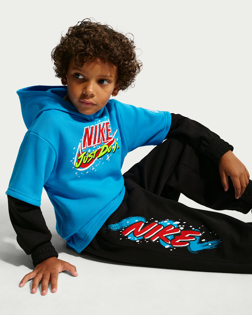 Nike Sportswear Little Kids' Snow Motion Twofer Fleece 2-Piece Set