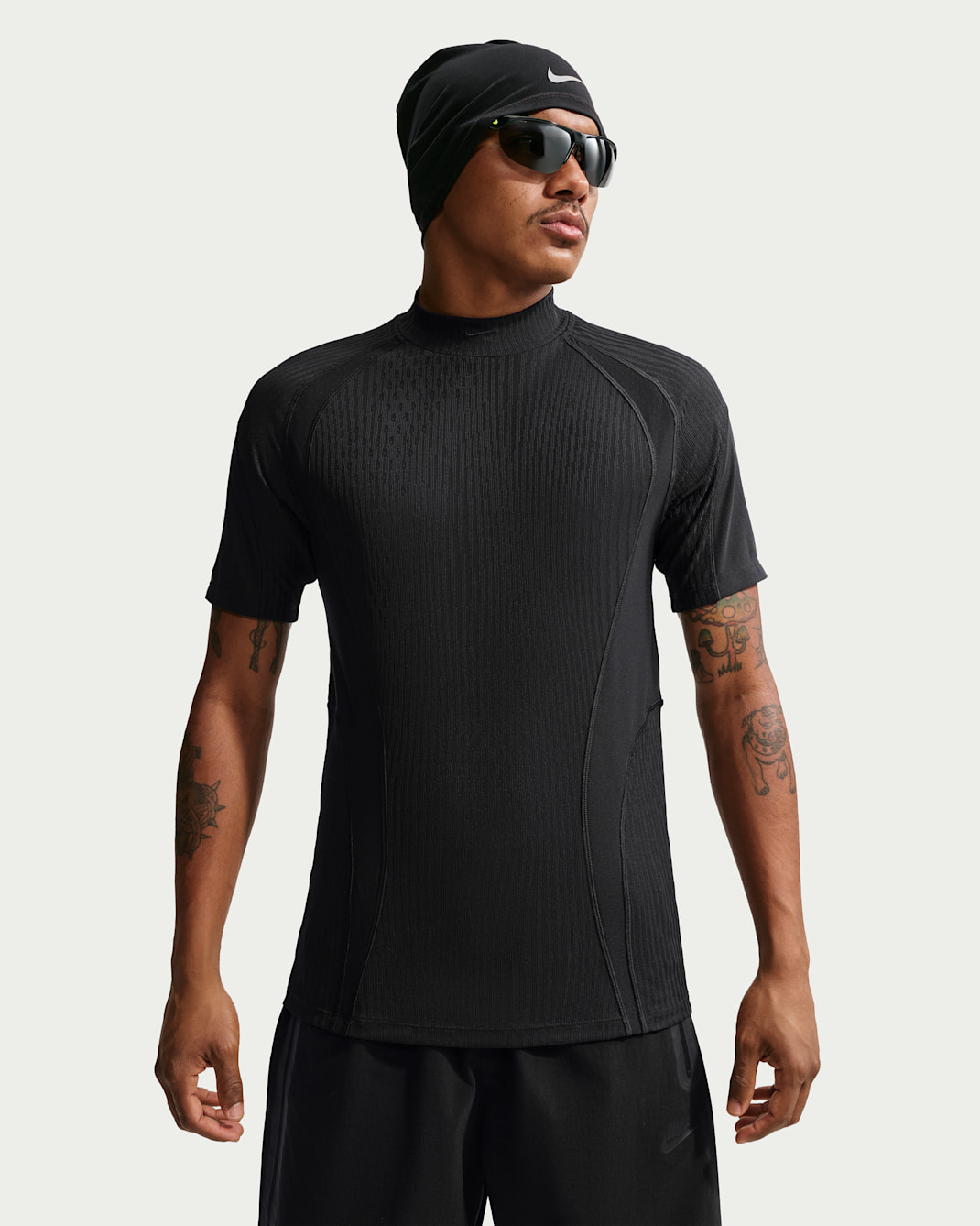 Nike Tech Men's Dri-FIT ADV Short-Sleeve Top - Black/Black