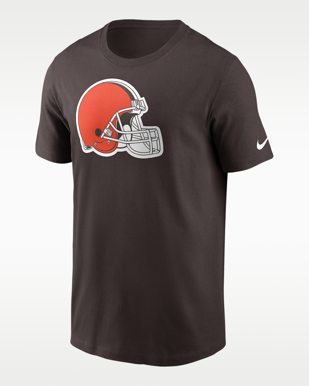 Playera Nike de la NFL para hombre Cleveland Browns Logo Essential - Marrón