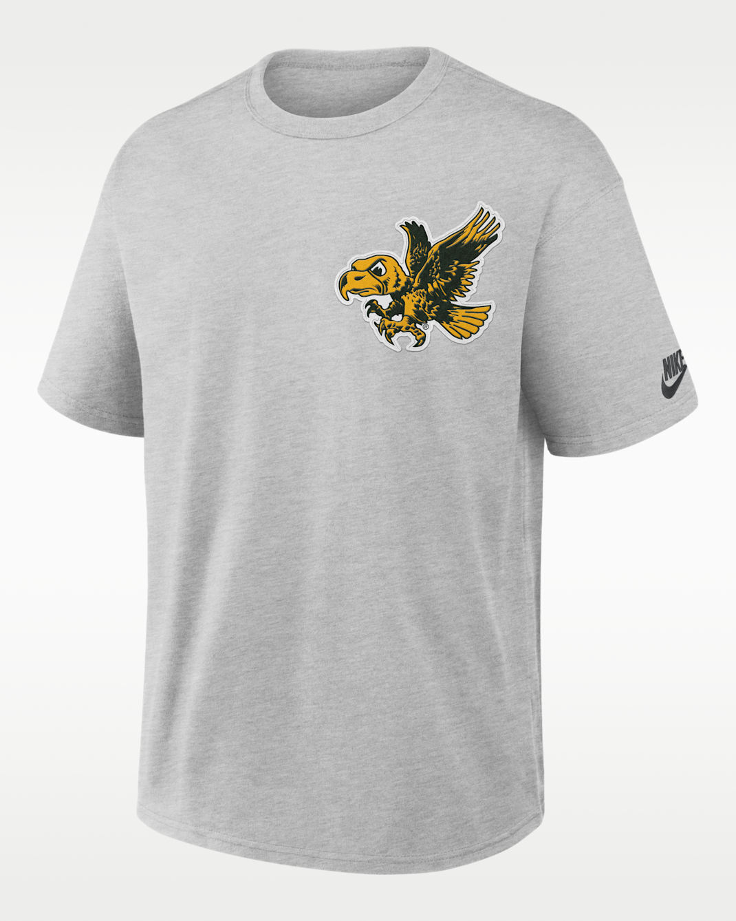 Playera universitaria Nike para hombre Iowa Legacy Max90 - Gris jaspeado