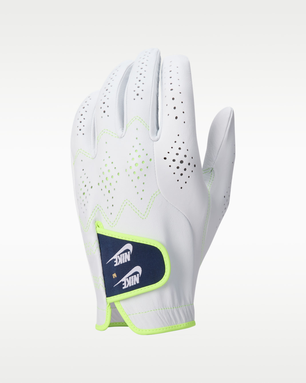 Nike Tour Classic 4 Men's Golf Glove (Left Regular) - White/Volt Ice/Midnight Navy