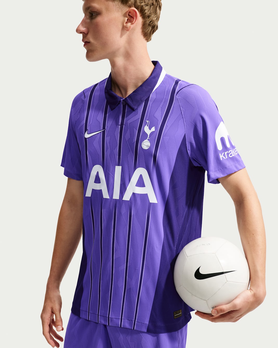 Tottenham Hotspur 2026/27 Match Third Men's Nike Aero-FIT Football Authentic Shirt - Psychic Purple/New Orchid/White