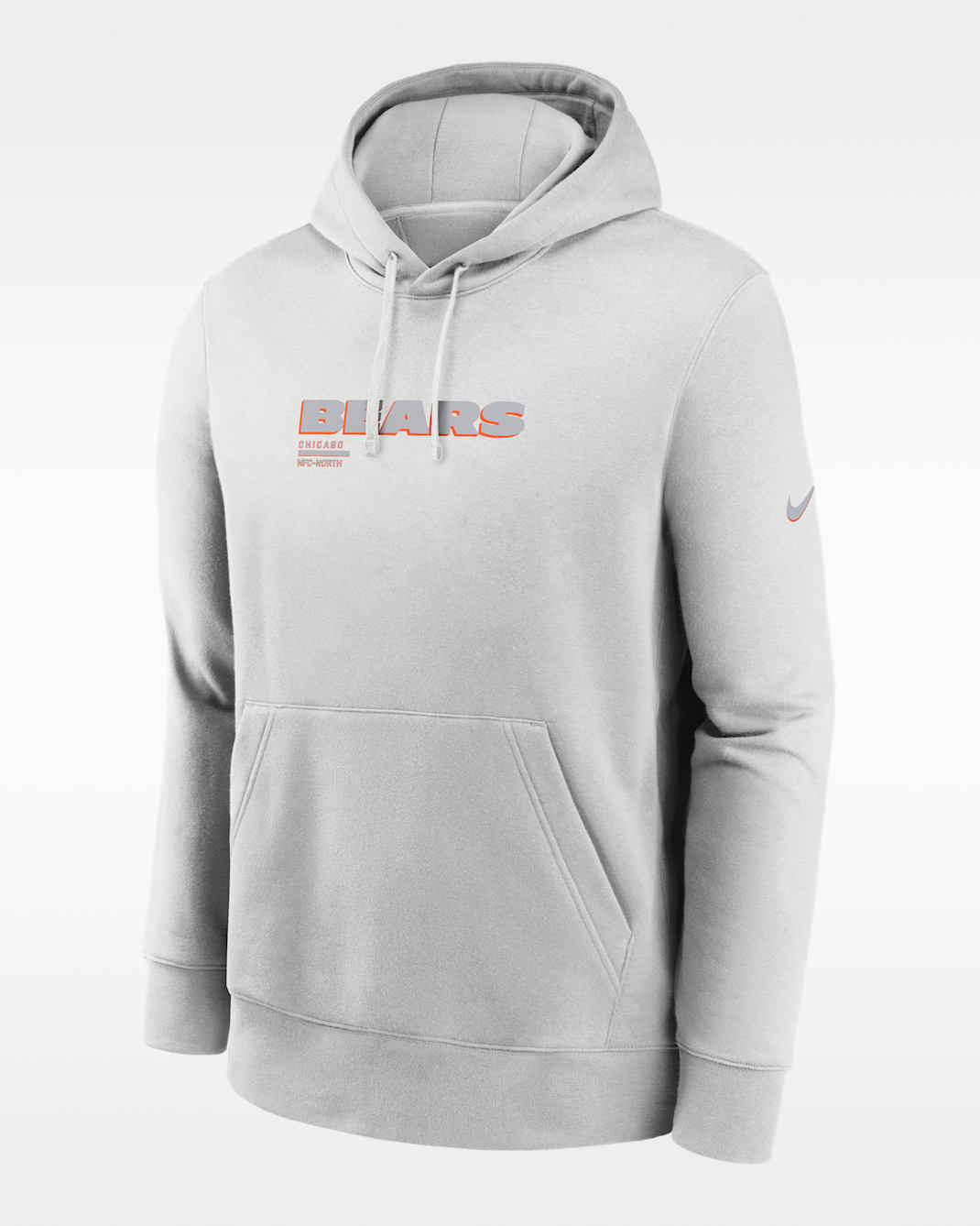 Chicago Bears Slot Receiver Club Men's Nike NFL Pullover Hoodie - Grey