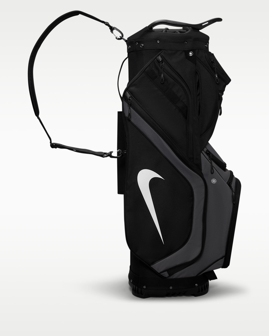 Bolsa de golf Nike Performance Cart - Negro/Gris hierro/Blanco