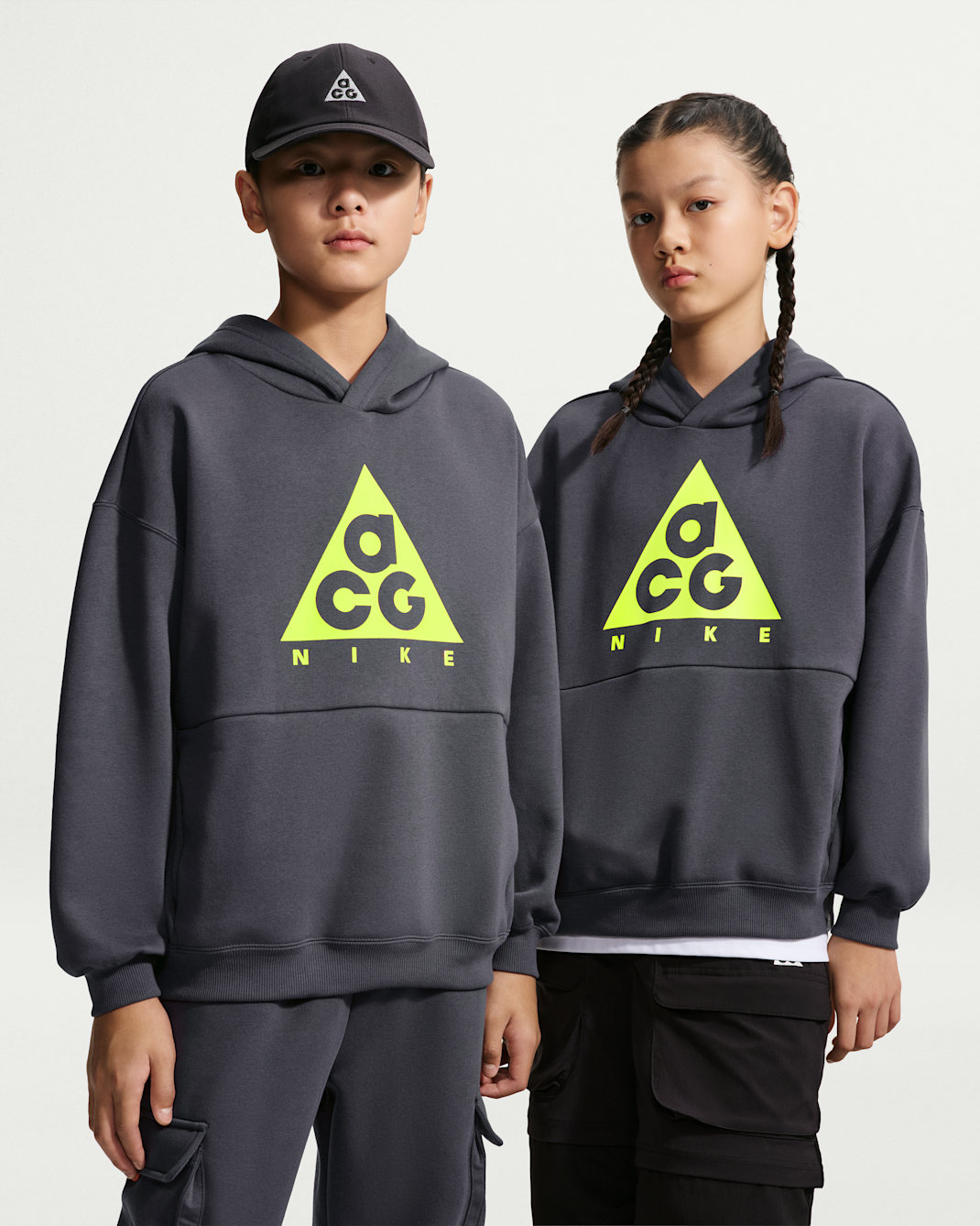 Nike ACG Big Kids' Fleece Hoodie - Gridiron