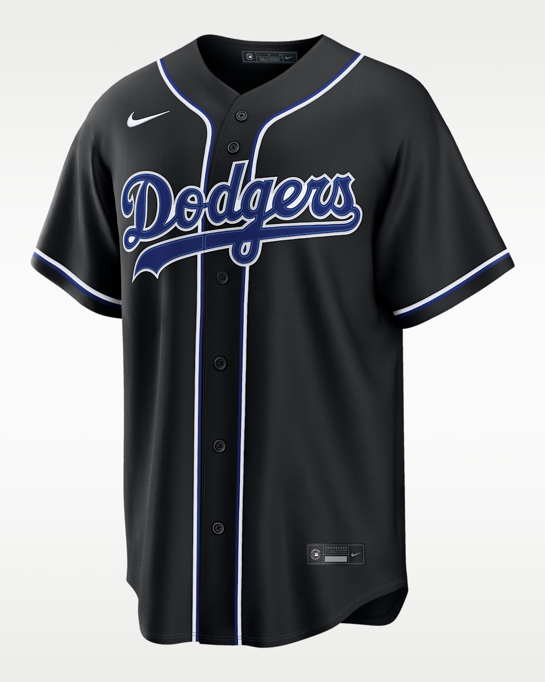 Los Angeles Dodgers Men's Nike MLB Replica Fashion Jersey - Black/Royal