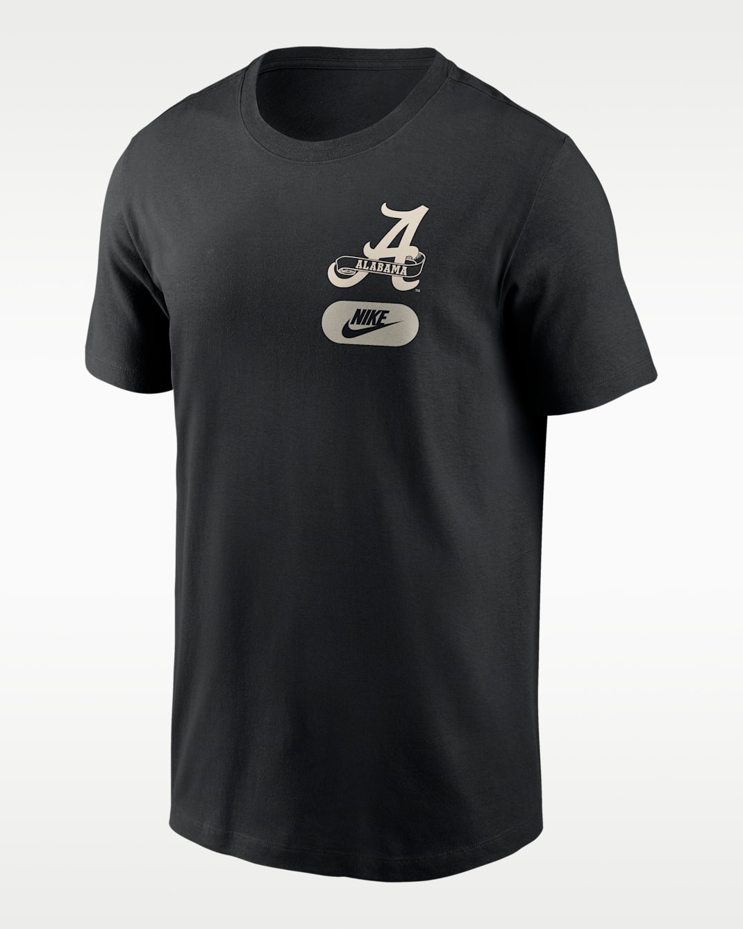 Alabama 2-Hit Men's Nike College T-Shirt - Black