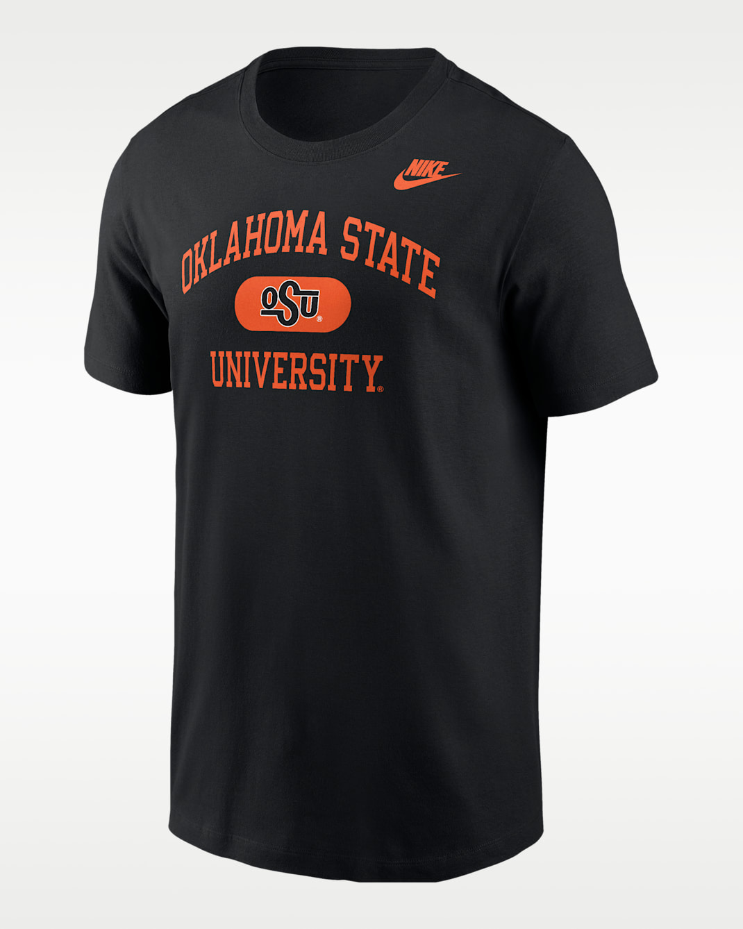Playera universitaria Nike para hombre Oklahoma State Cowboys - Negro