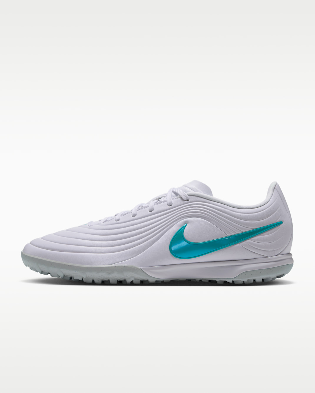 Nike Tiempo Maestro Academy Turf Low-Top Soccer Shoes - White/White/Dusty Cactus