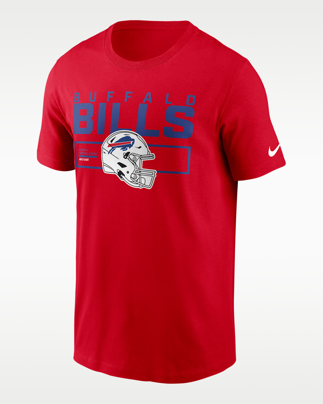 Playera Nike de la NFL para hombre Buffalo Bills Helmet Essential - Rojo