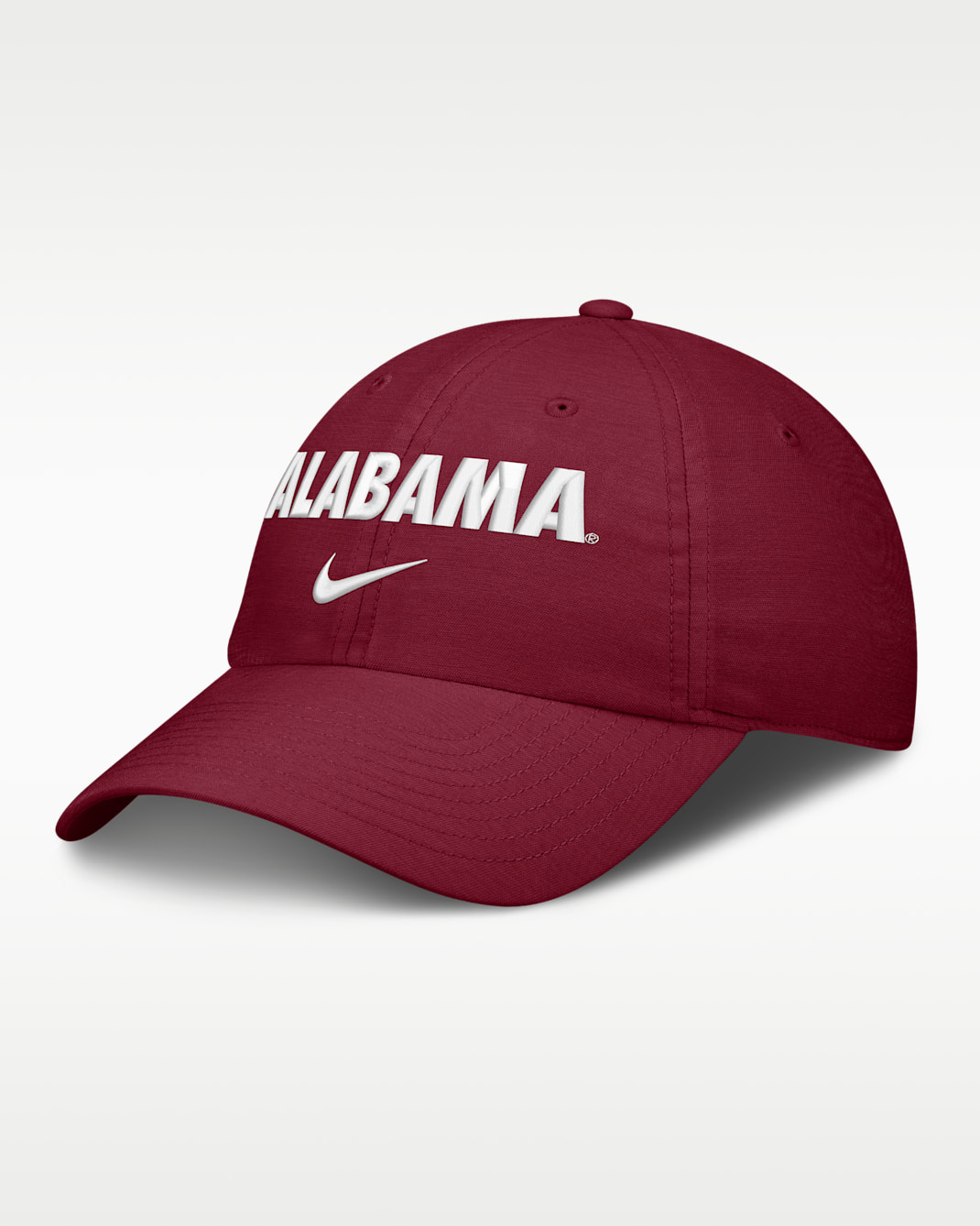 Alabama Sideline Club Practice Men's Nike College Adjustable Hat - Team Crimson