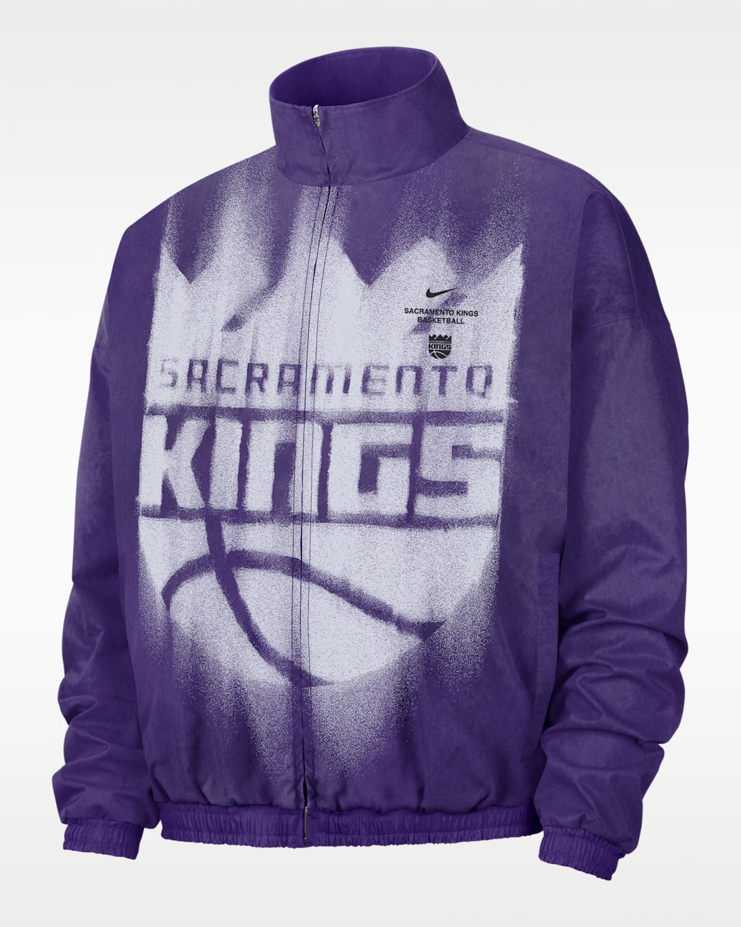 Sacramento Kings Standard Issue Men's Basketball Woven Jacket - Field Purple/White