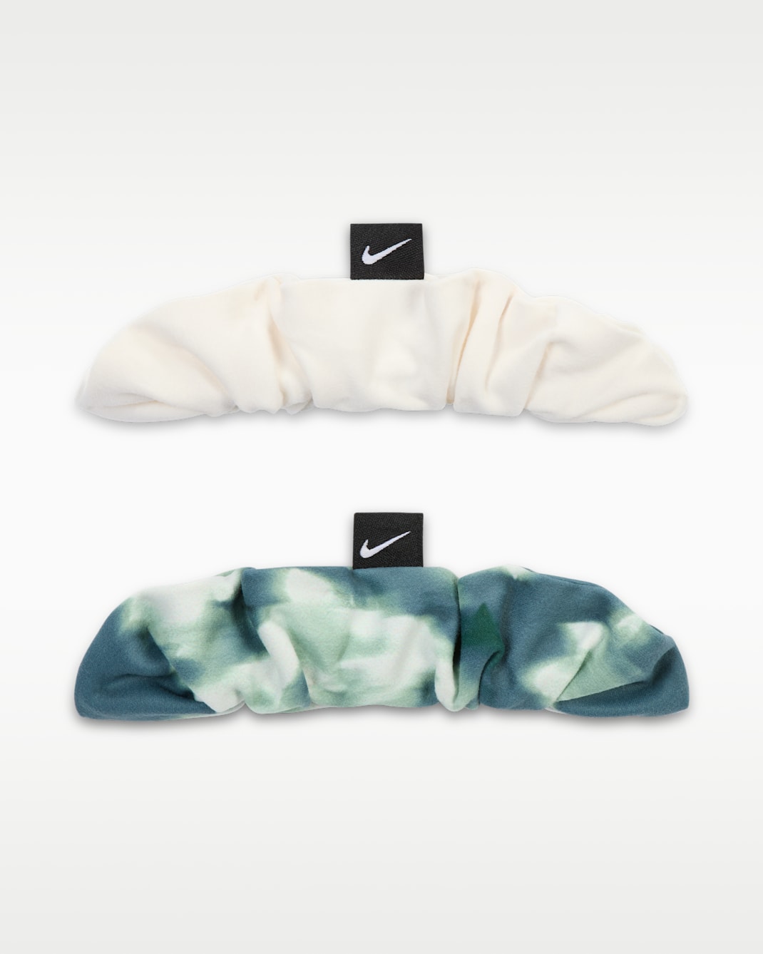 Nike Dri-FIT Scrunchies (2-Pack) - Steam/Sail/White