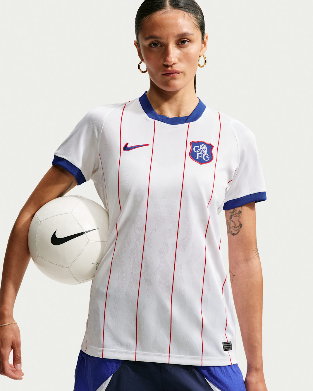 Chelsea F.C. 2026/27 Stadium Third Women's Nike Dri-FIT Football Replica Shirt - White/Rush Blue/Global Red/Rush Blue