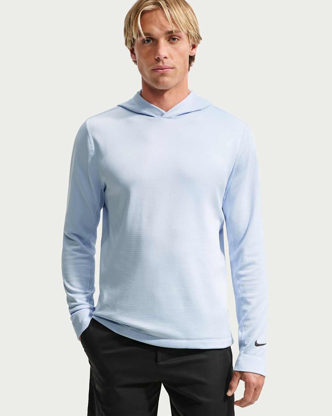 Nike Velocity Men's Therma-FIT Golf Hoodie - Hydrogen Blue/Black