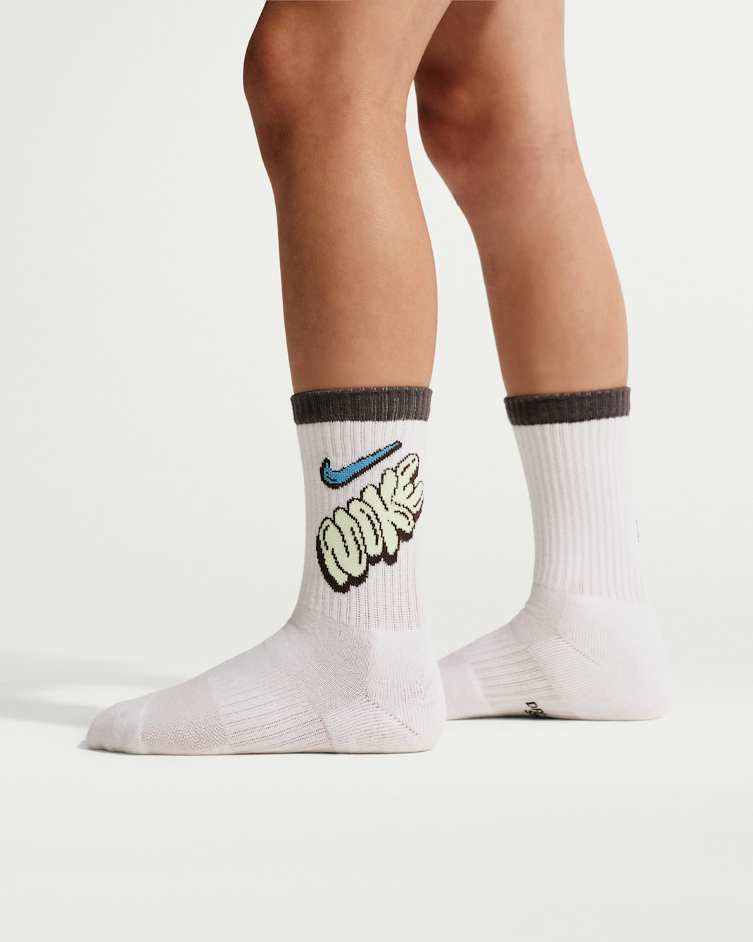 Nike Everyday Cushioned Big Kids' Crew Socks (6 Pairs)
