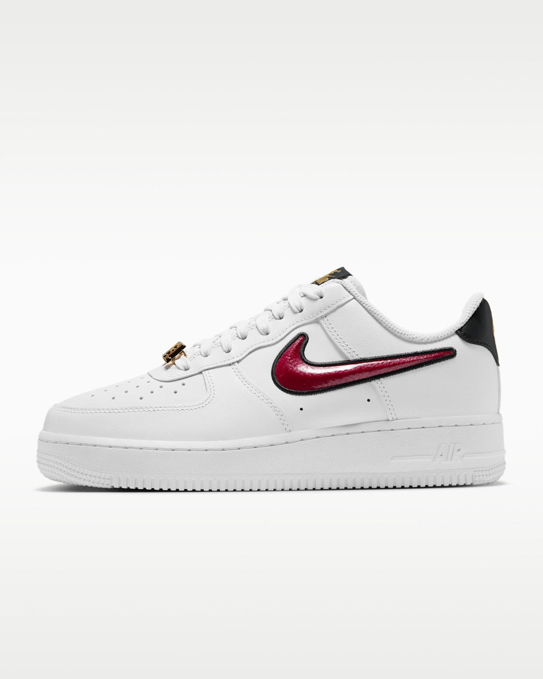 Tenis para mujer Nike Air Force 1 '07 SE Premium - Blanco/Piedra enigma/Rojo duro