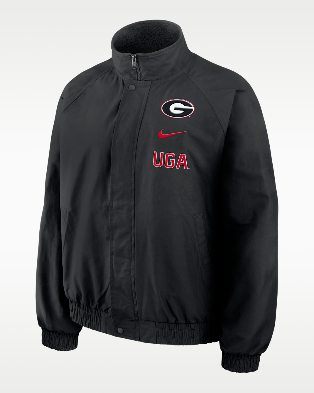 Georgia Primetime Men's Nike College Full-Zip Jacket - Black