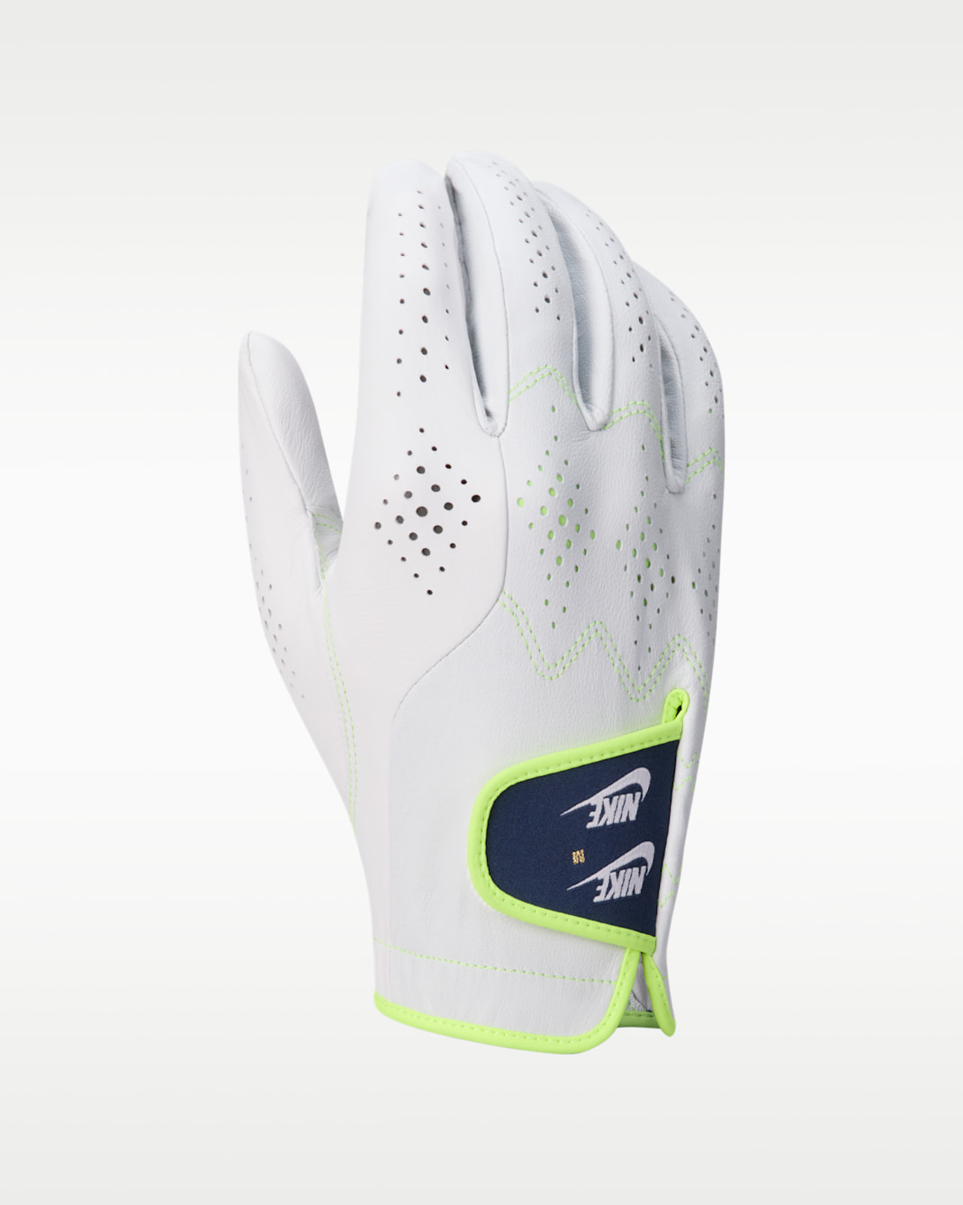 Nike Tour Classic 4 Men's Golf Glove (Right Regular) - White/Volt Ice/Midnight Navy