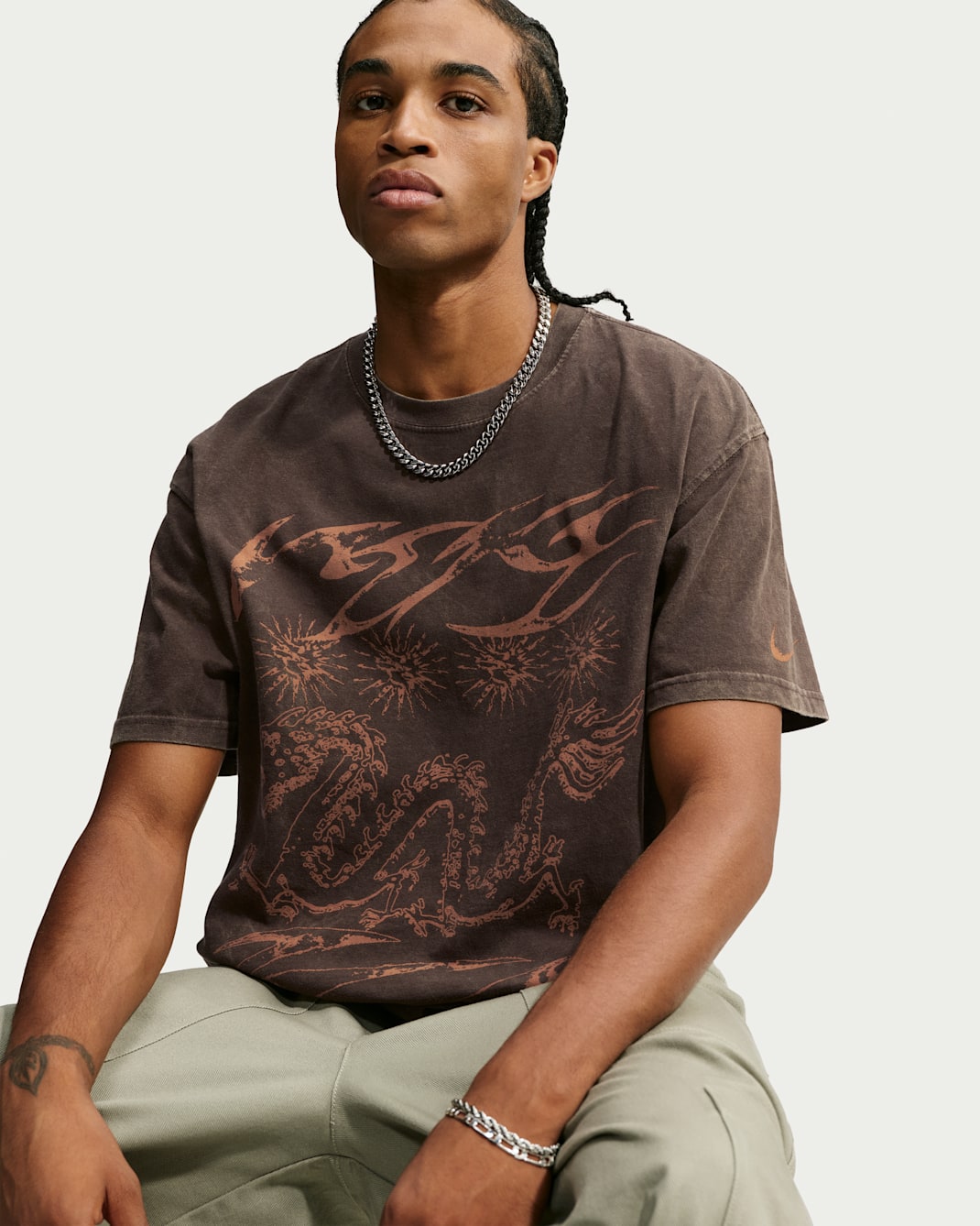 Nike Sportswear Men's T-Shirt - Track Brown