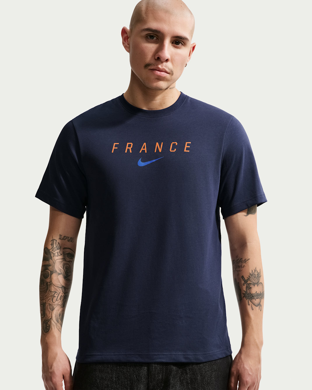 FFF Primary Men's Nike Dri-FIT Football T-Shirt - Blackened Blue/Game Royal