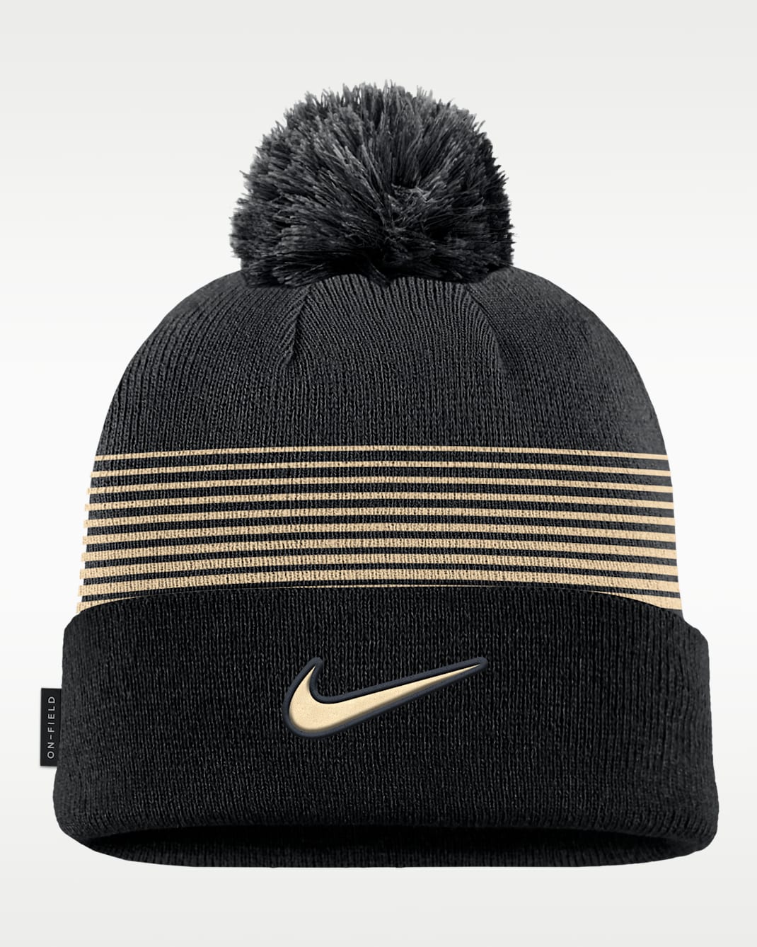 Wake Forest Sideline Peak Men's Nike College Cuffed Pom Beanie