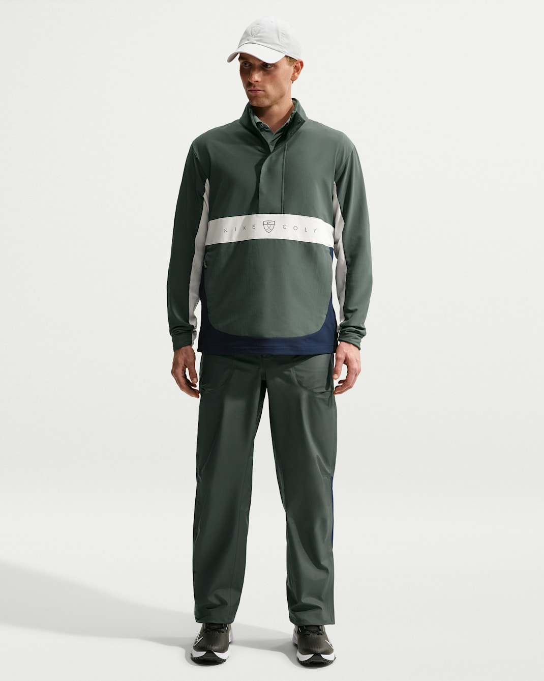 Nike Par Men's Storm-FIT ADV Golf Trousers - Camo Green/College Navy/Black