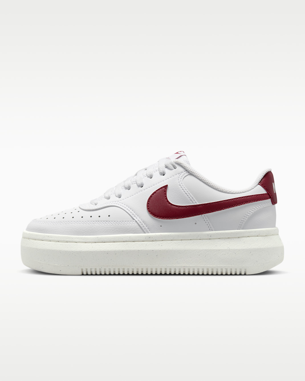 Nike Court Vision Alta 女鞋 - 白色/Sail/Team Red