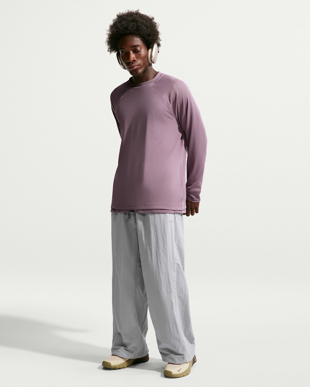 Pantalon tissé oversize Nike N.A.C. Dri-FIT pour homme - Light Smoke Grey/Light Smoke Grey