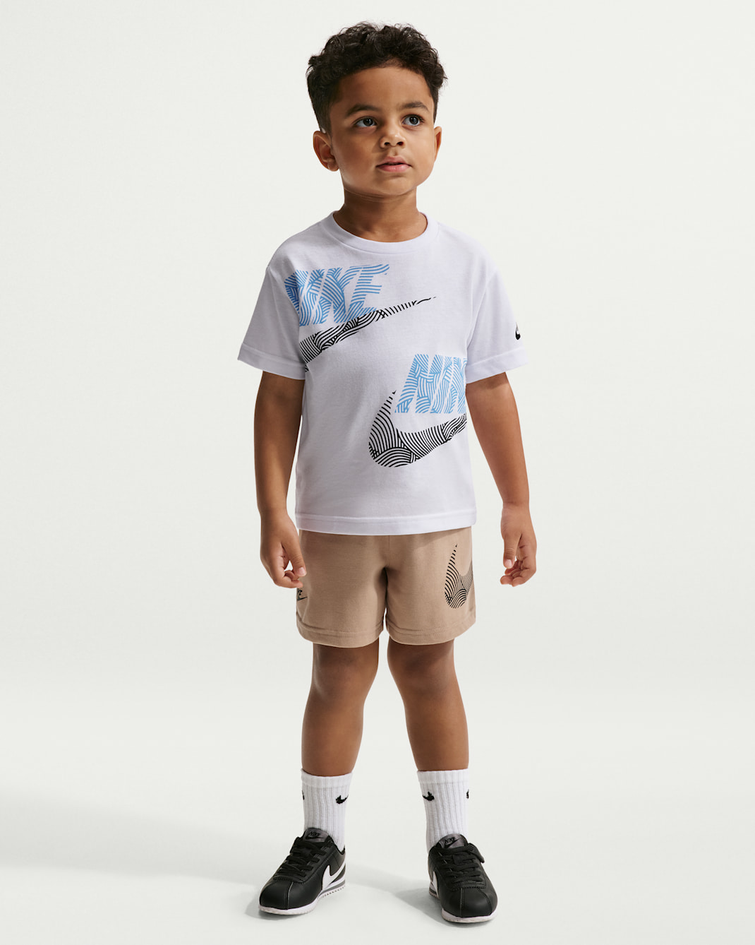 Conjunto de 2 piezas de jersey holgado infantil Nike Sportswear In The Zone - Cáñamo