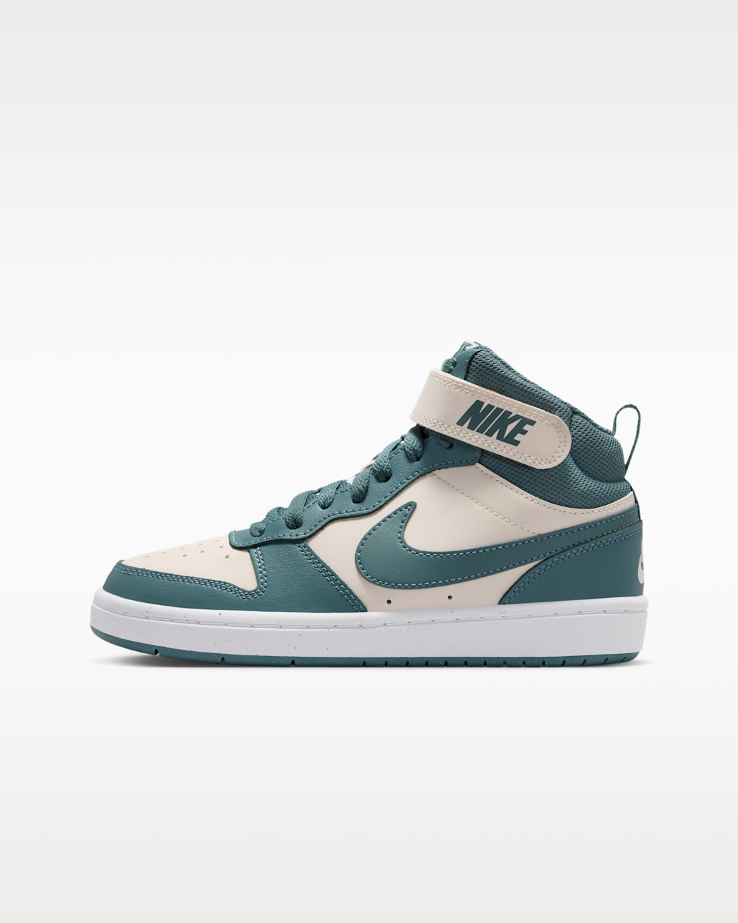 Nike Court Borough Mid 2 Big Kids' Shoes - Chalk/Mineral Slate/White/Mineral Slate