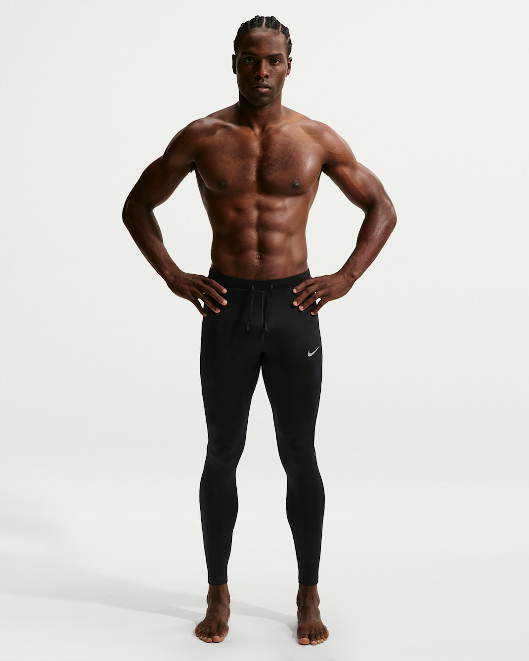 Ανδρικό κολάν για τρέξιμο Dri-FIT Nike Miler - Μαύρο/Μαύρο