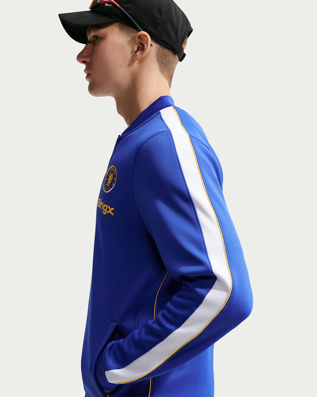 Chelsea FC Strike Men's Nike Dri-FIT Soccer Knit Track Jacket