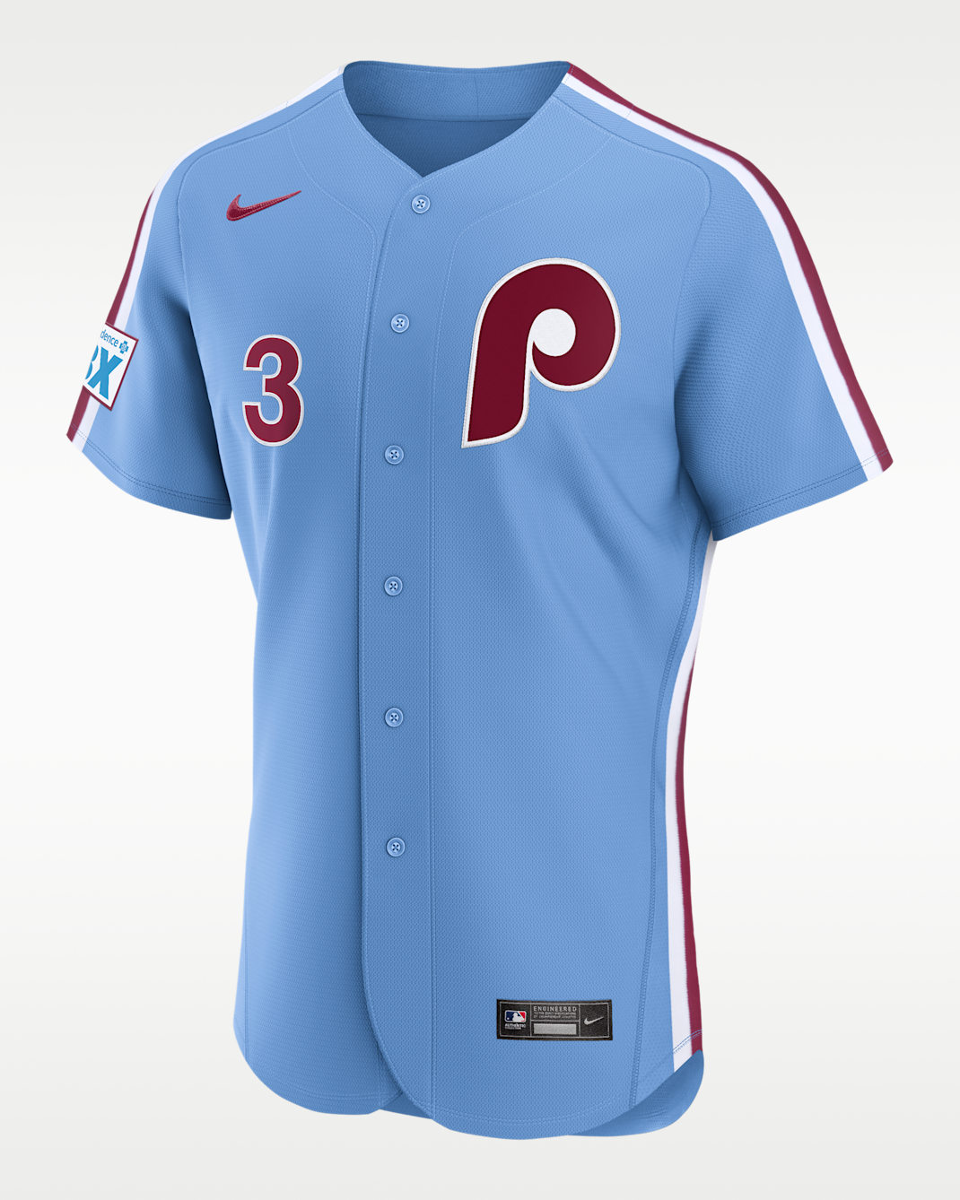 Bryce Harper Philadelphia Phillies Men's Nike MLB Authentic Jersey - Light Blue