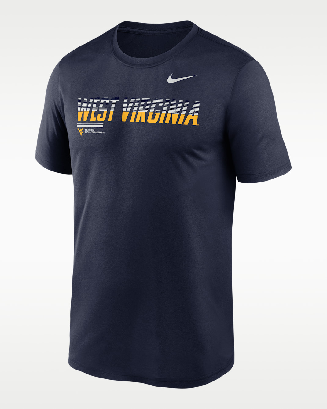 West Virginia Sideline Legend Men's Nike Dri-FIT College T-Shirt - College Navy