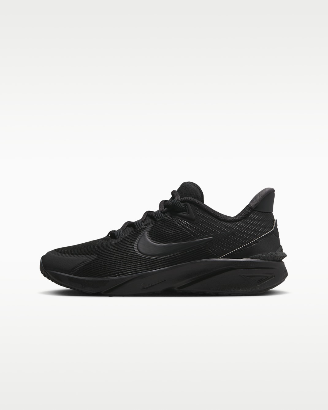 รองเท้าวิ่งโร้ดรันนิ่งเด็กโต Nike Star Runner 4 - ดำ/ดำ/Anthracite/ดำ