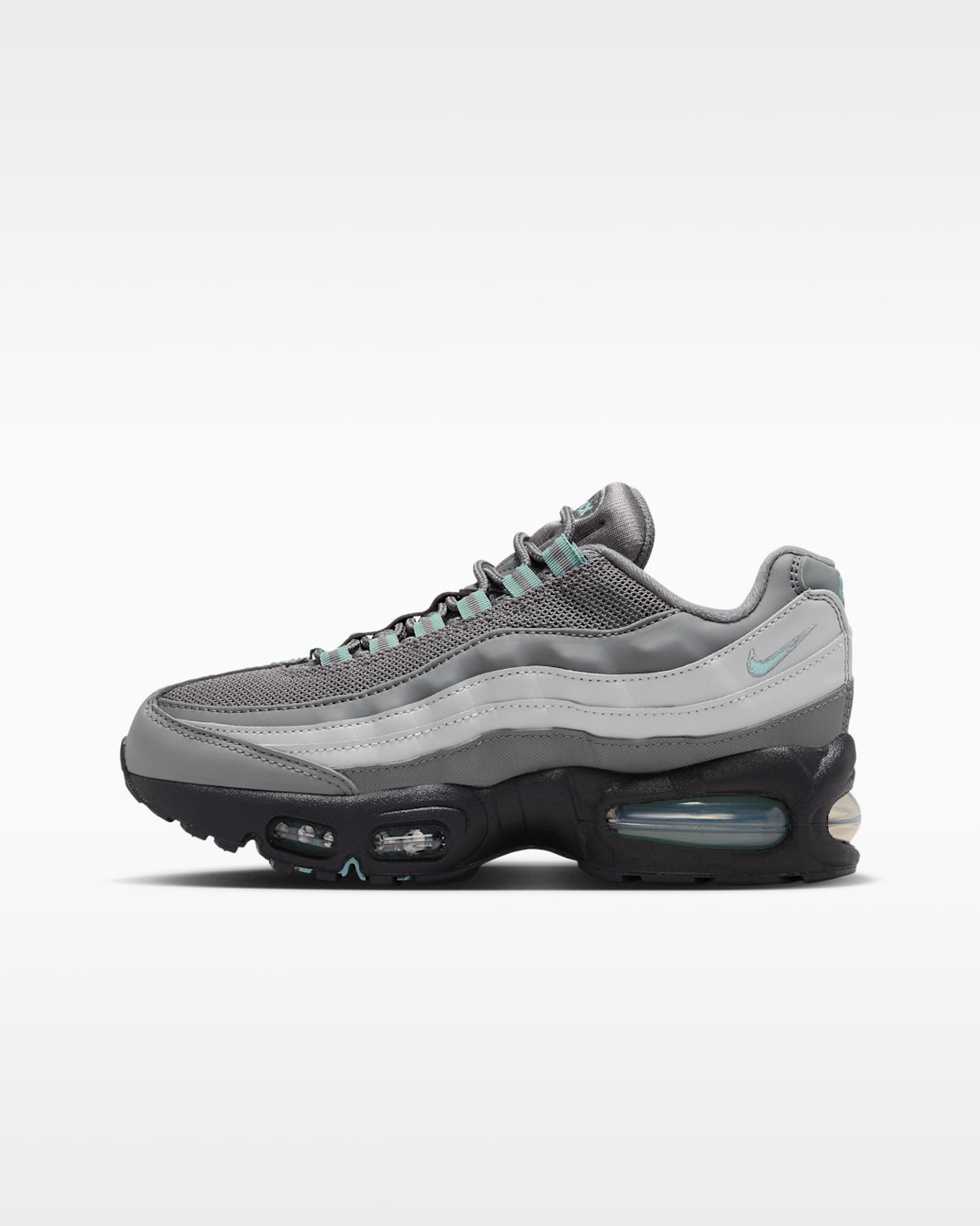 Nike Air Max 95 Genç Çocuk Ayakkabısı - Smoke Grey/Smoke Grey/Light Smoke Grey/Cannon
