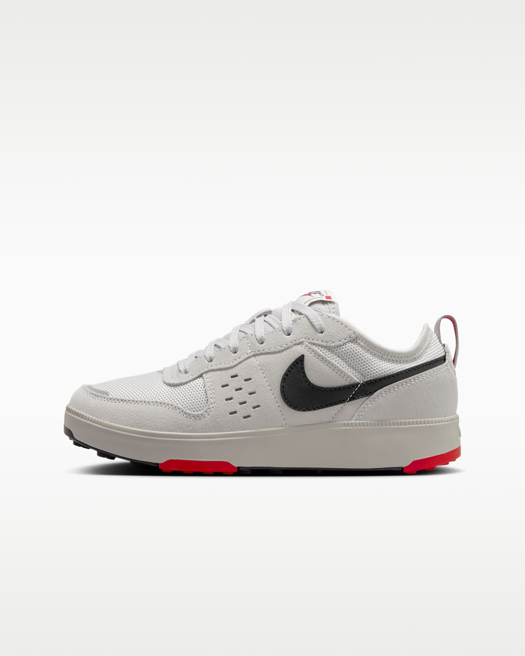 Nike C1TY "Phone Booth" Big Kids' Shoes - College Grey/Vast Grey/Fire Red/Black