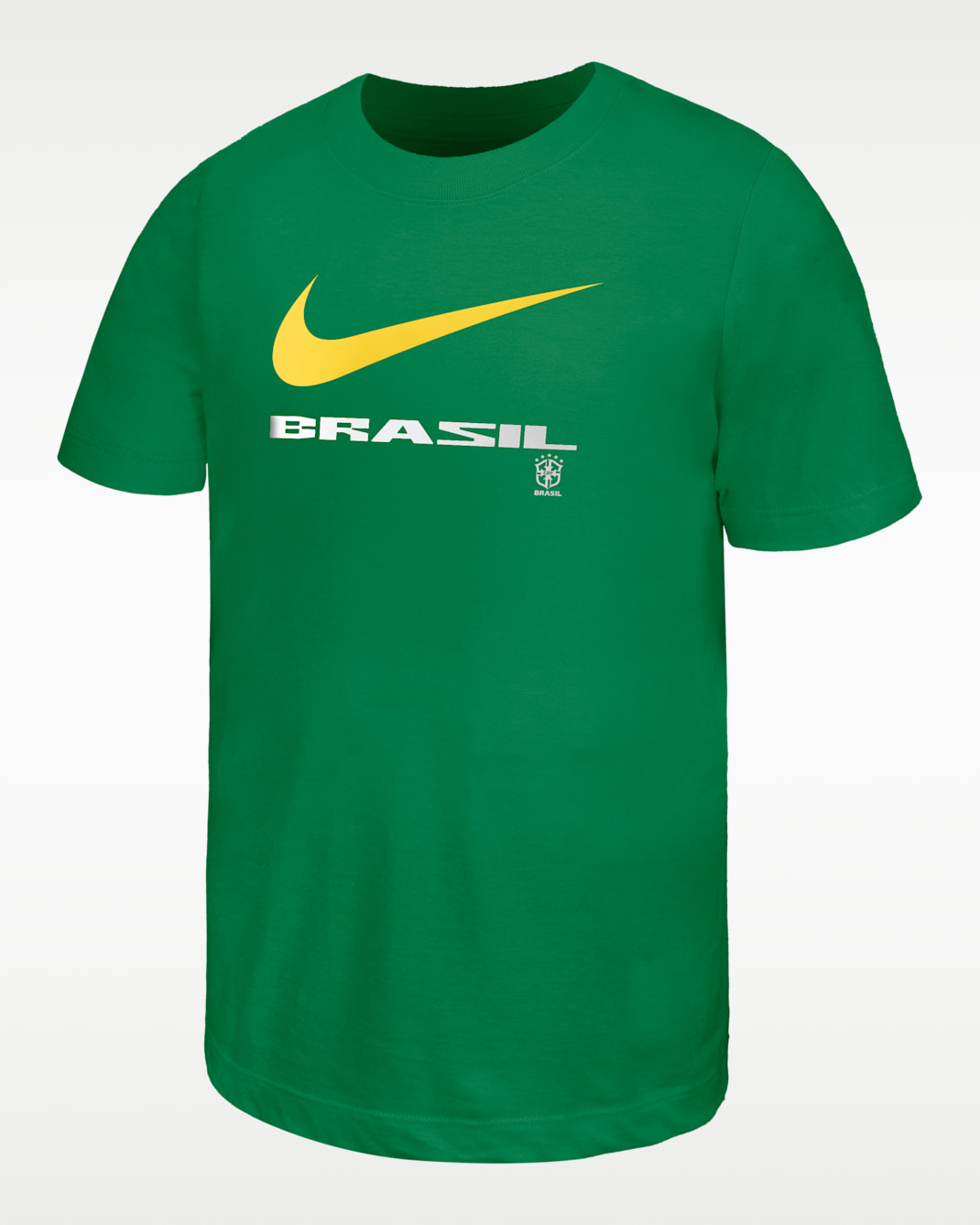 Brazil Big Kids' Nike Soccer T-Shirt - Kelly Green/Apple Green